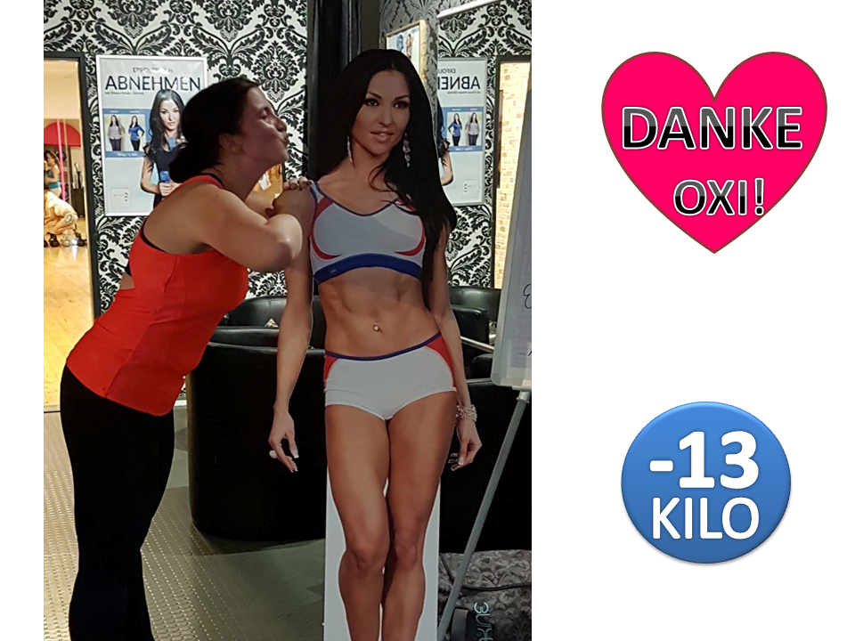 Ernährungsberatung in Nürnberg mit Oxana Hegel im Studio21 dargestellt von Kundin die viel abgenommen hat