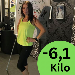 Online Abnehmprogramm, Elena hat über 6 Kilo verloren im Abnehmprogramm