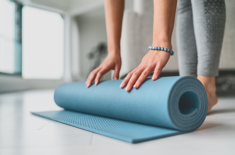 Kann man mit Wand-Pilates abnehmen - Pilatesmatte