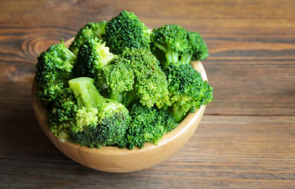 Schüssel Brokkoli zum Abnehmen