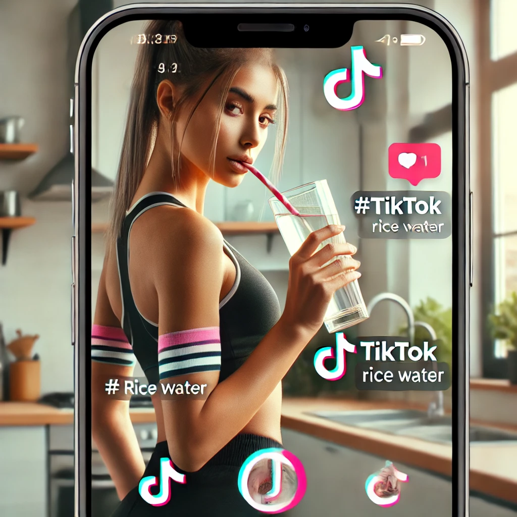 Ricezempic Abnehmen dargestellt durch Frau auf Tiktok